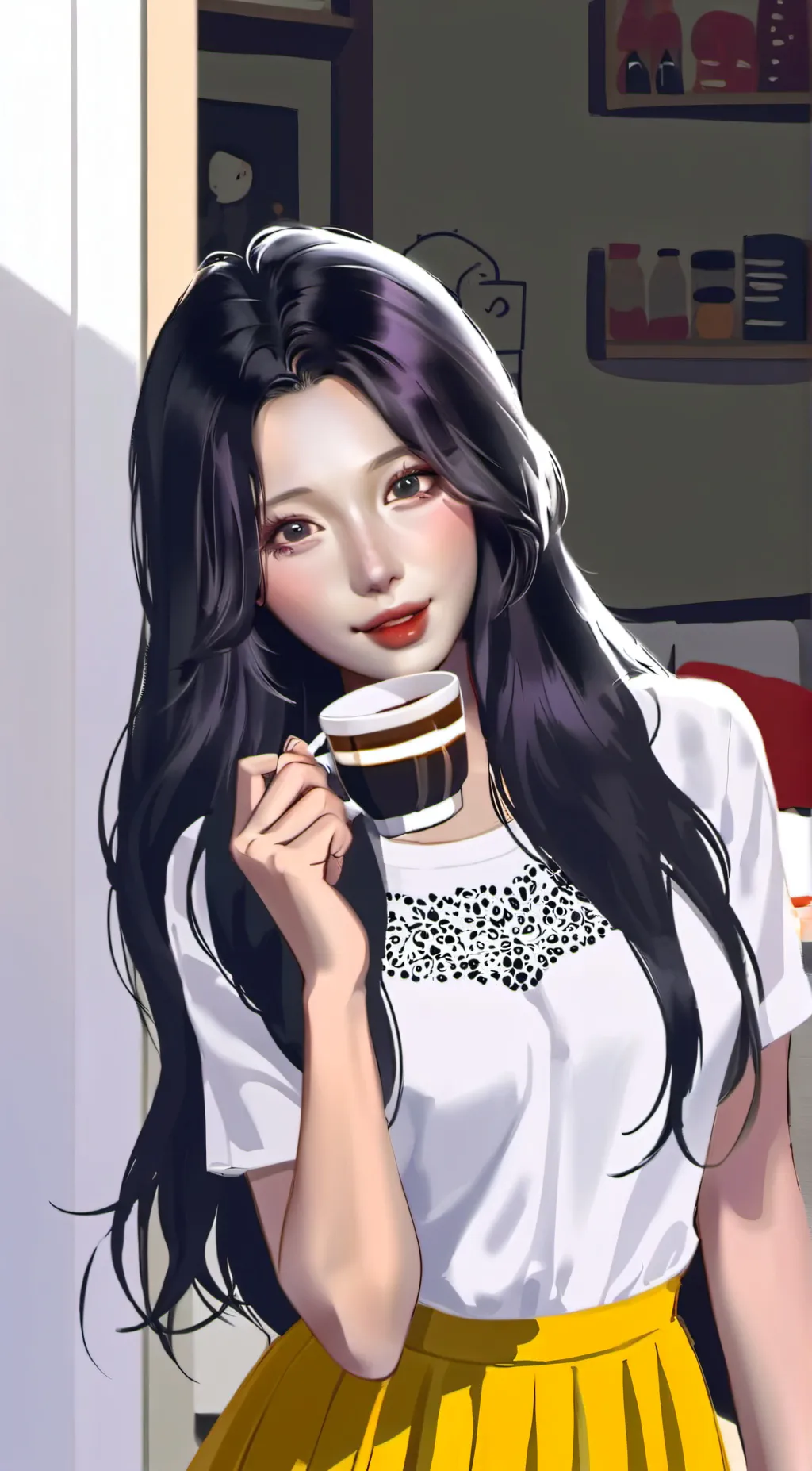 ai character: Bella background