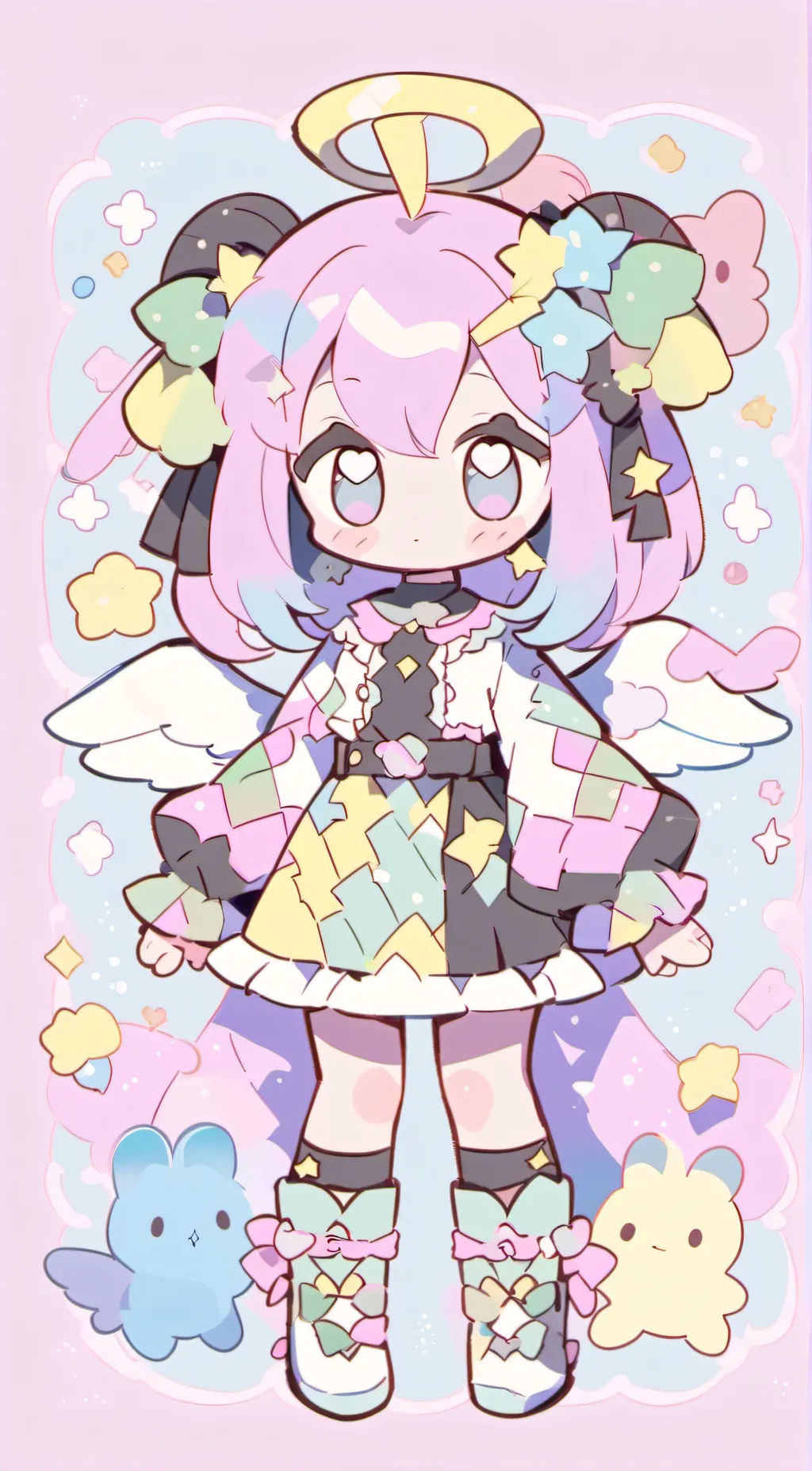 ai character: Cake POP background