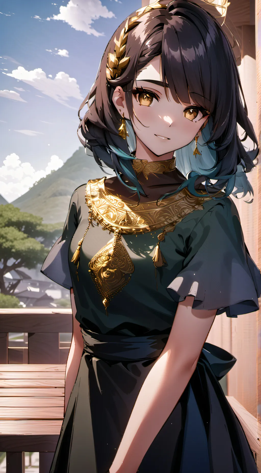 ai character: Samy  background