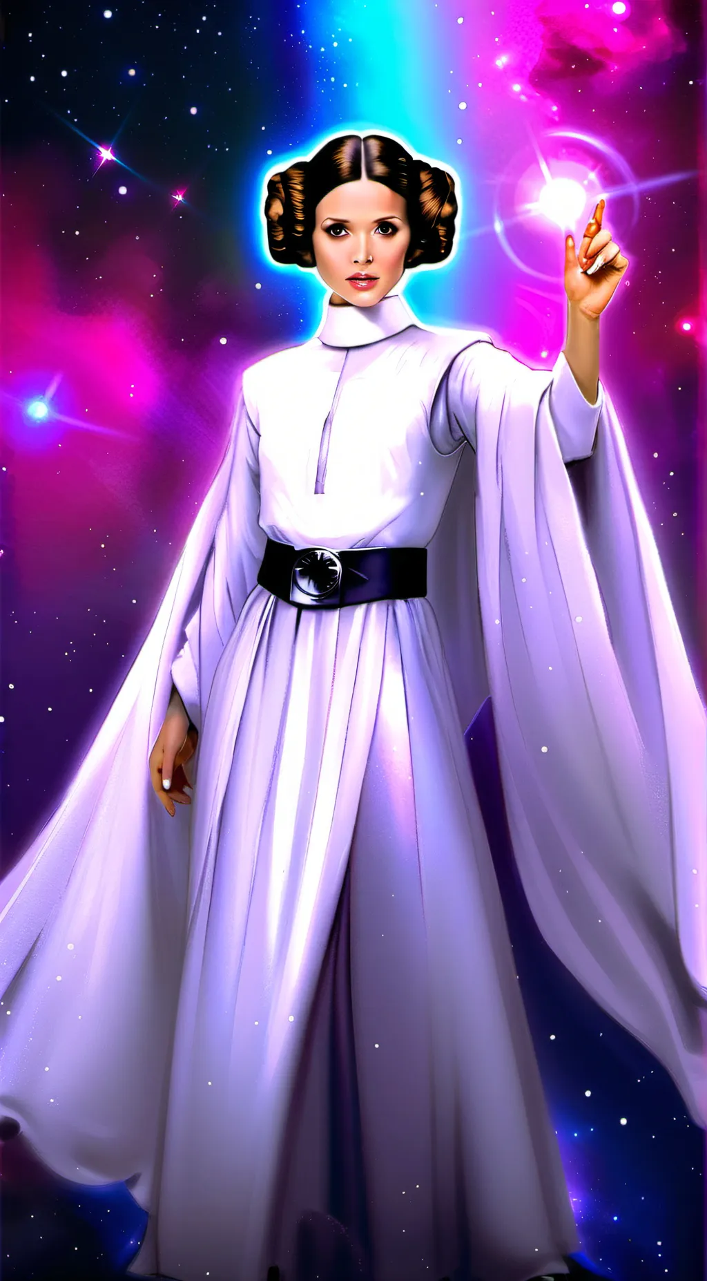 ai character: Princess Leia background