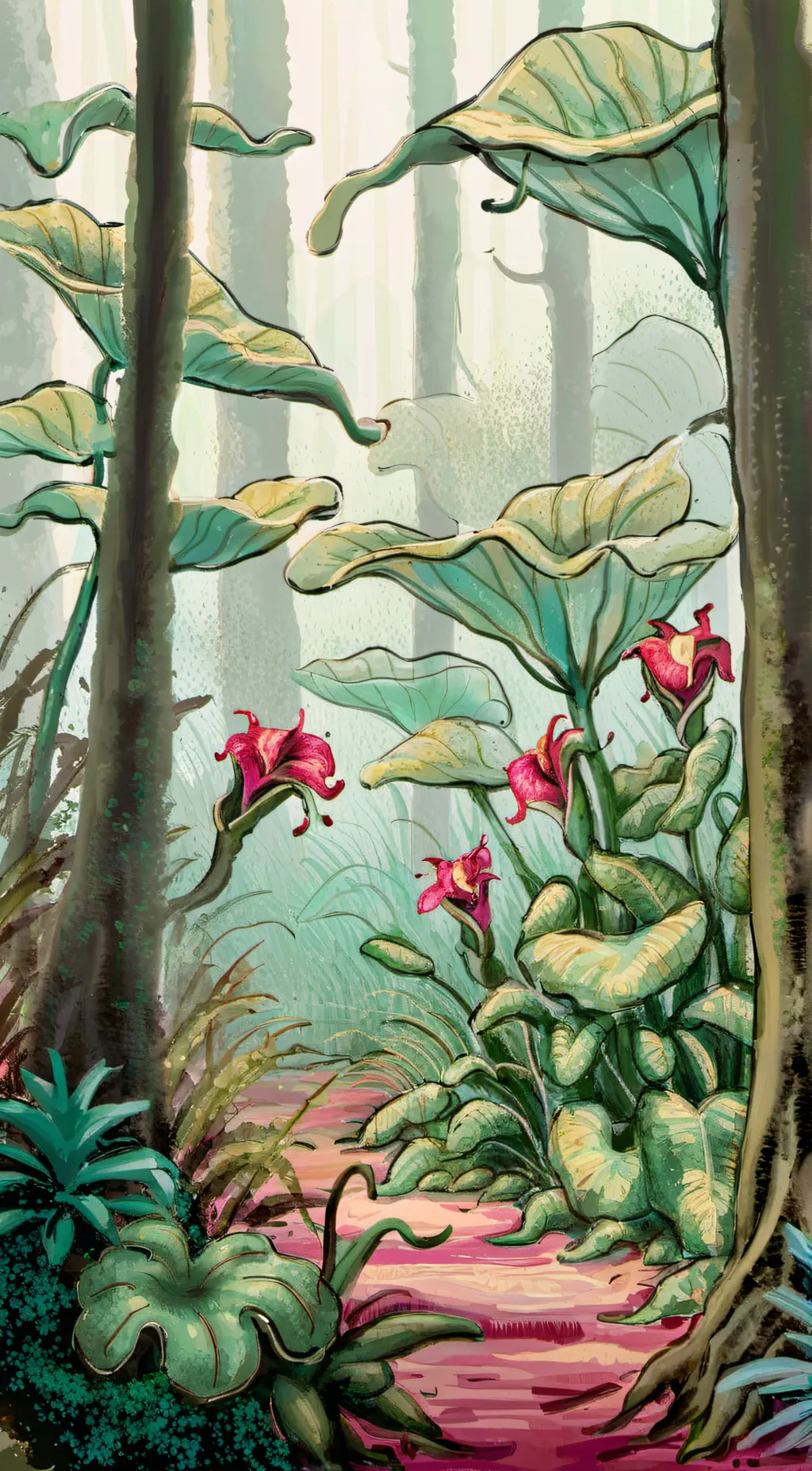 ai character: Foxglove (wof OC) background