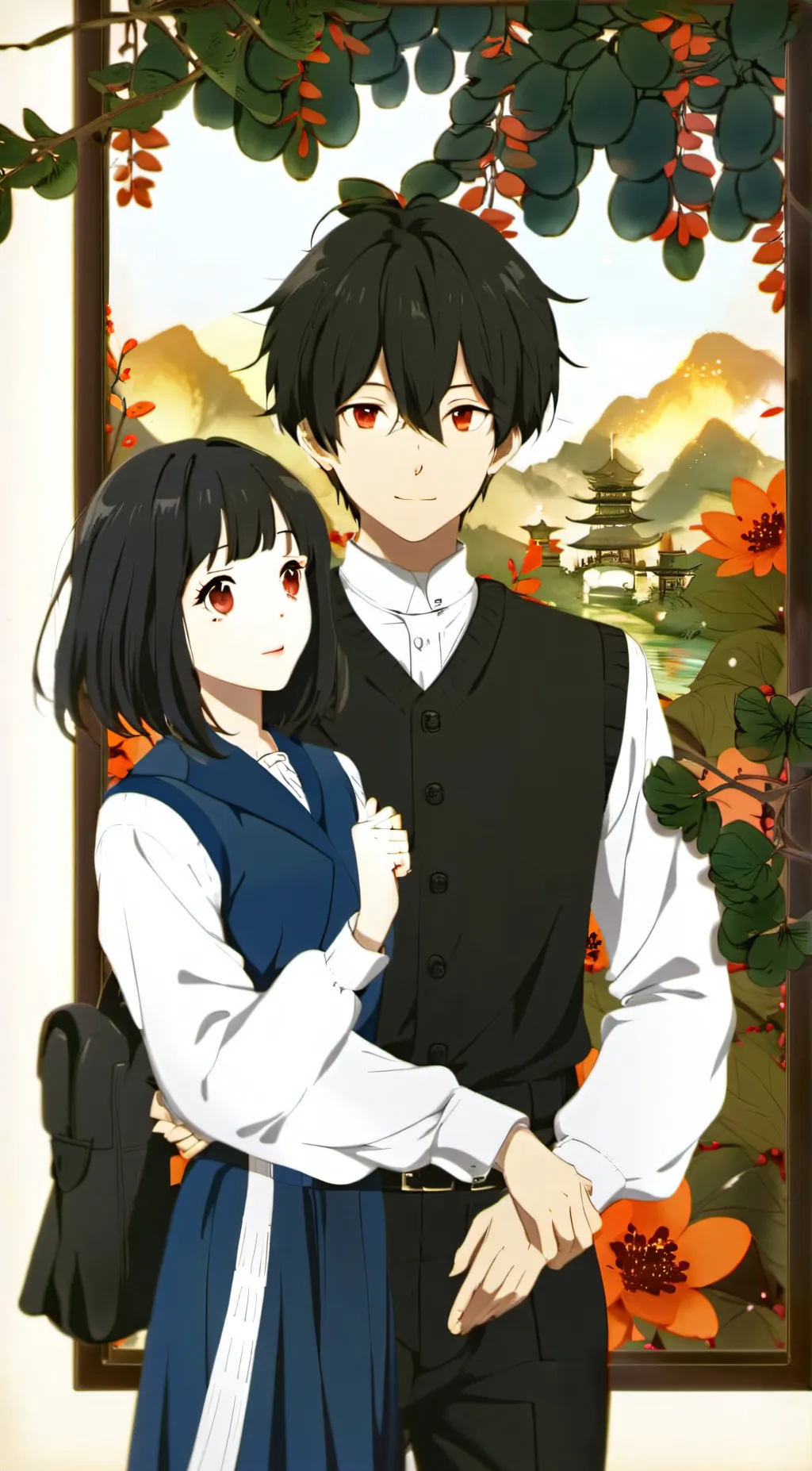 ai character: gin background
