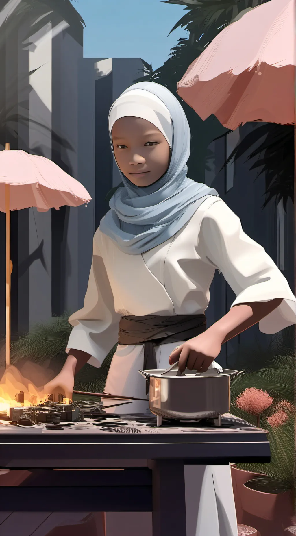 ai character: Rania (me)  background