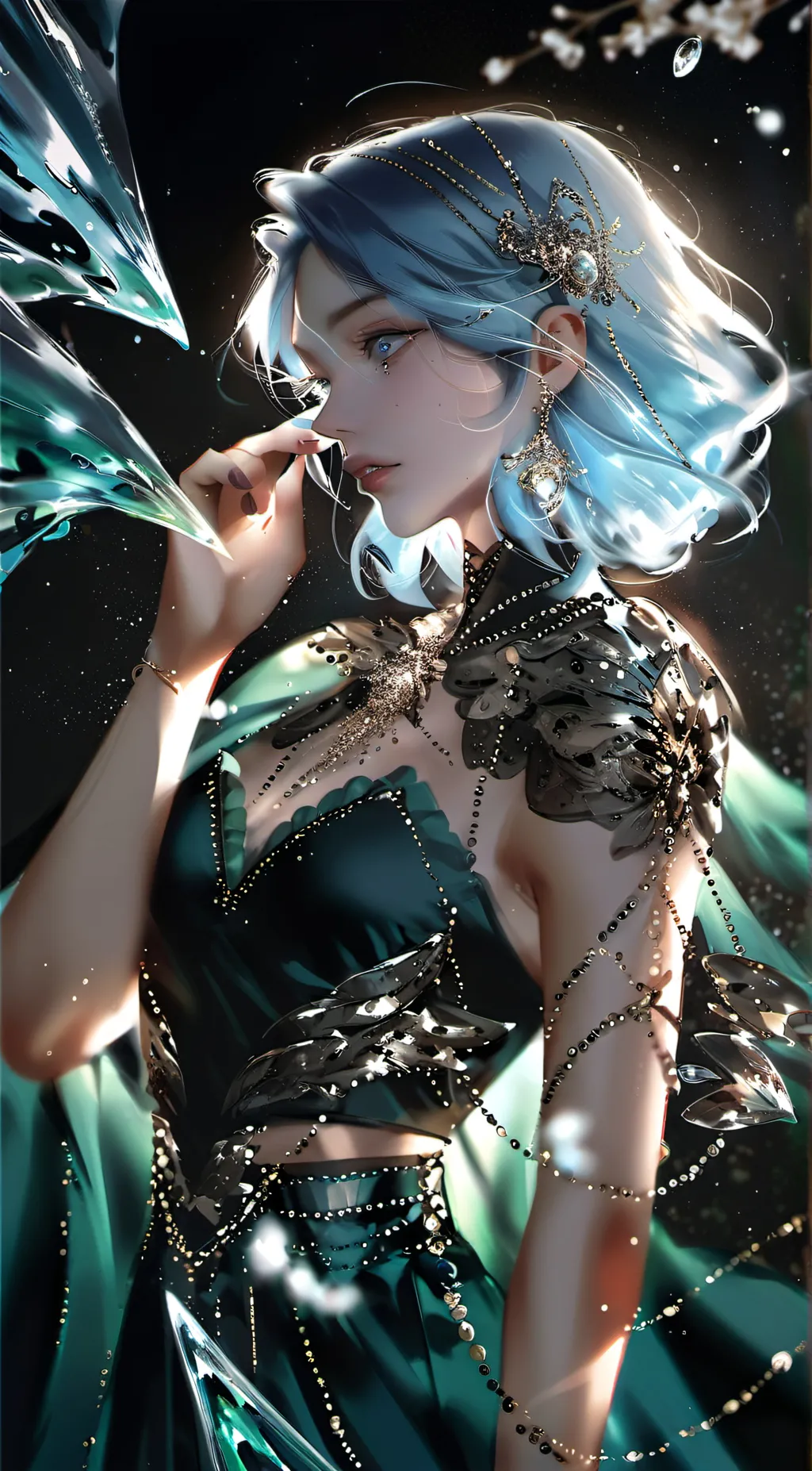 ai character: lily background