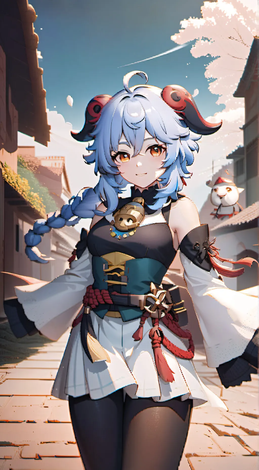 ai character: Ganyu  background