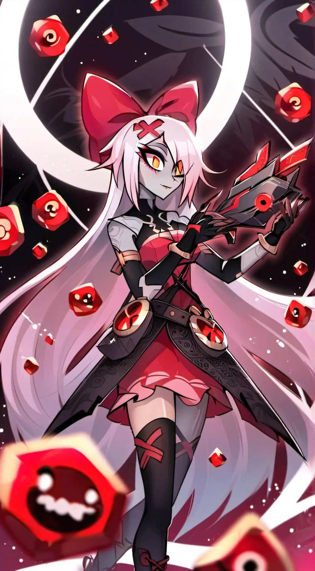 ai character: ~•Vaggie•~ background