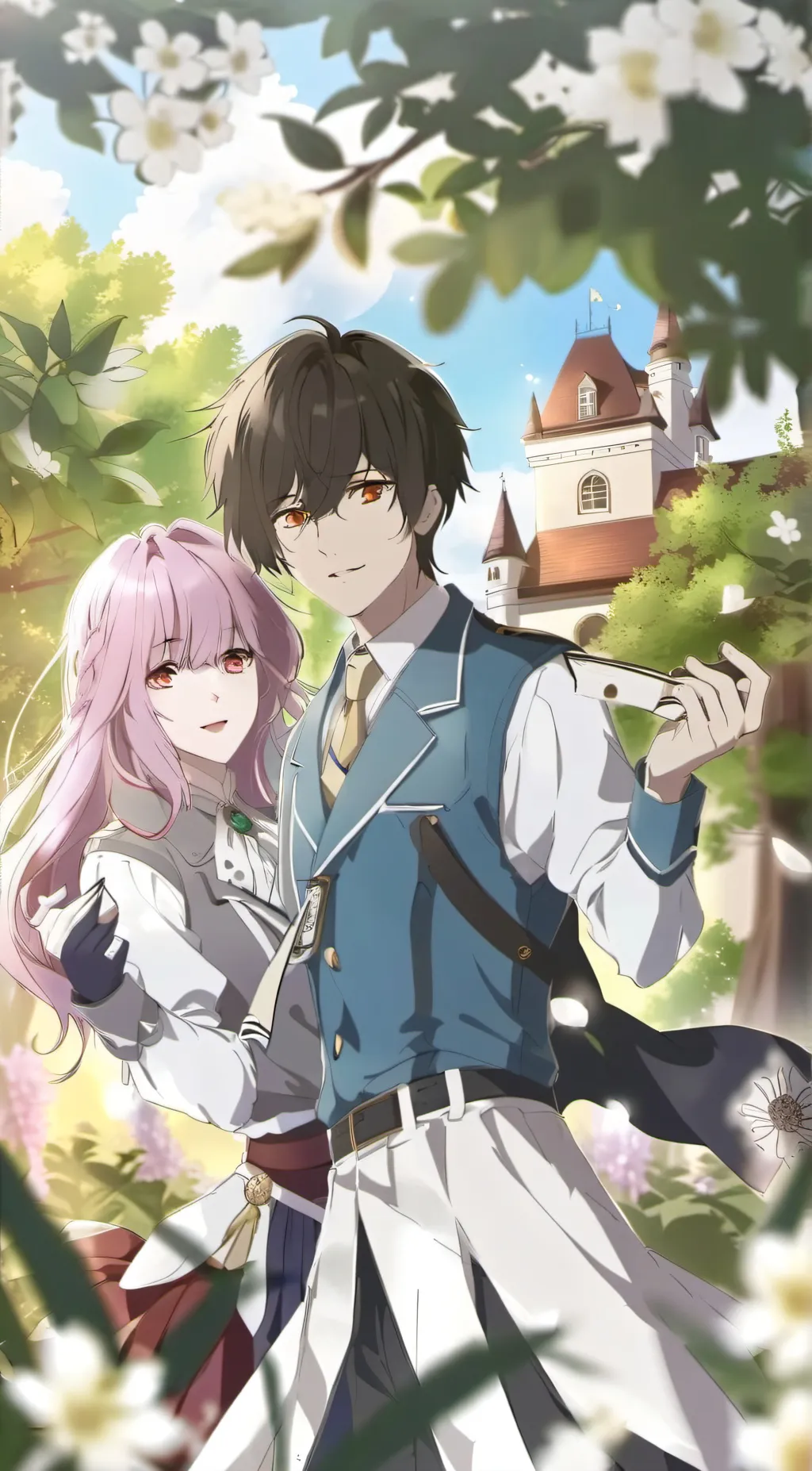 ai character: young pro heroes background