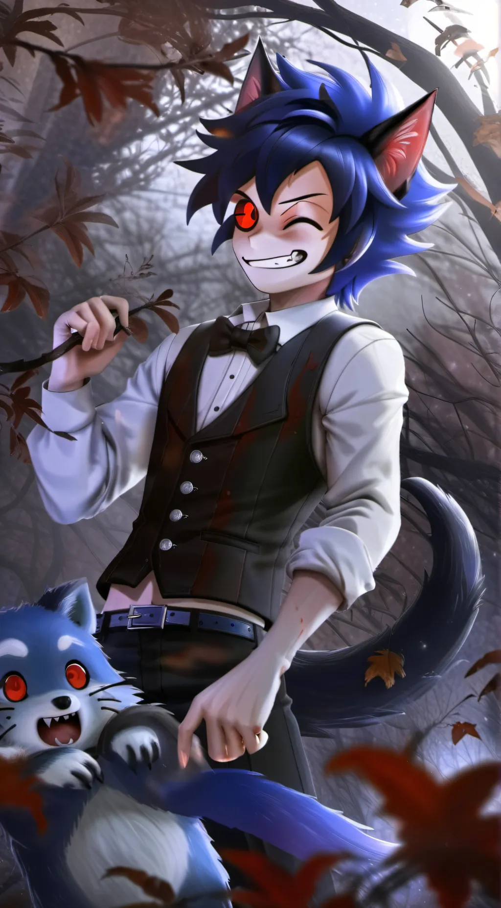 ai character: Sonic.exe background