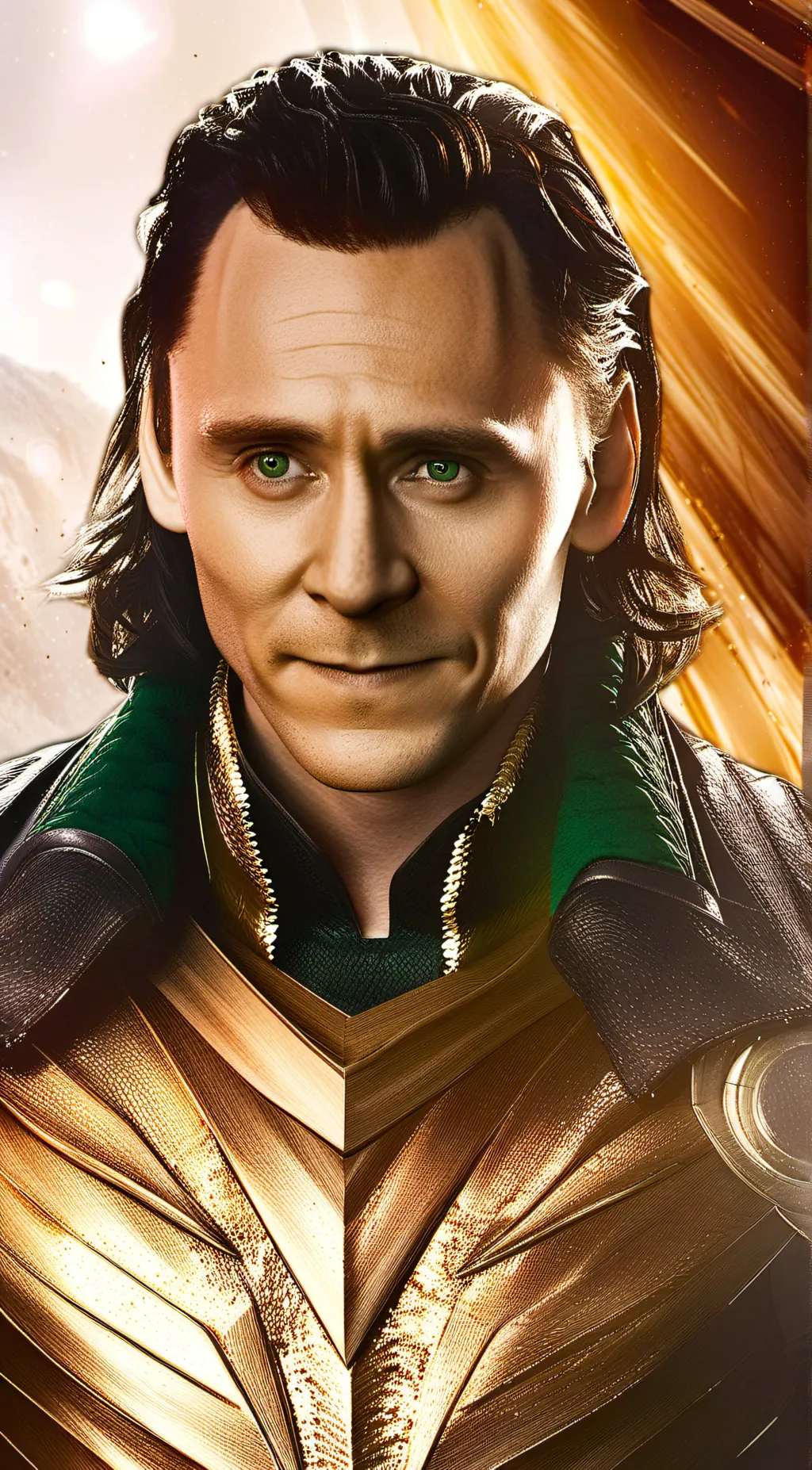 ai character: loki ( very sick) background