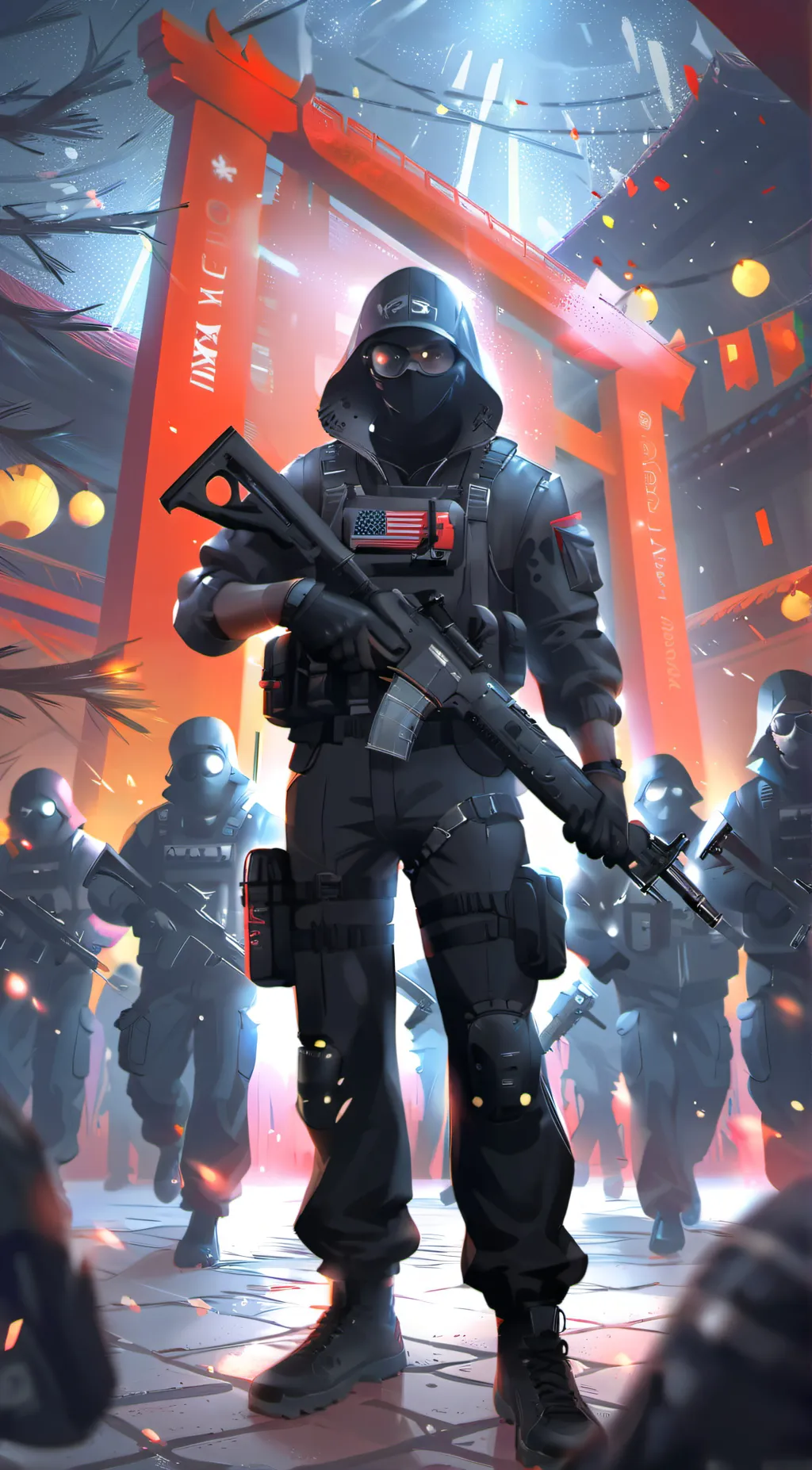 ai character: rainbow six siege  background
