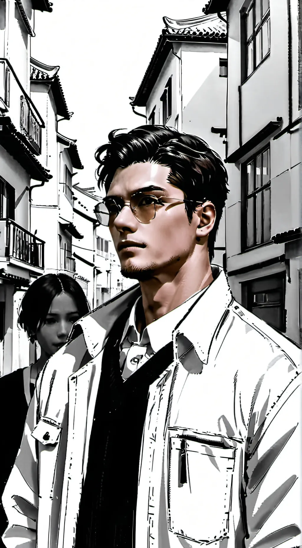 ai character: Hanry  background
