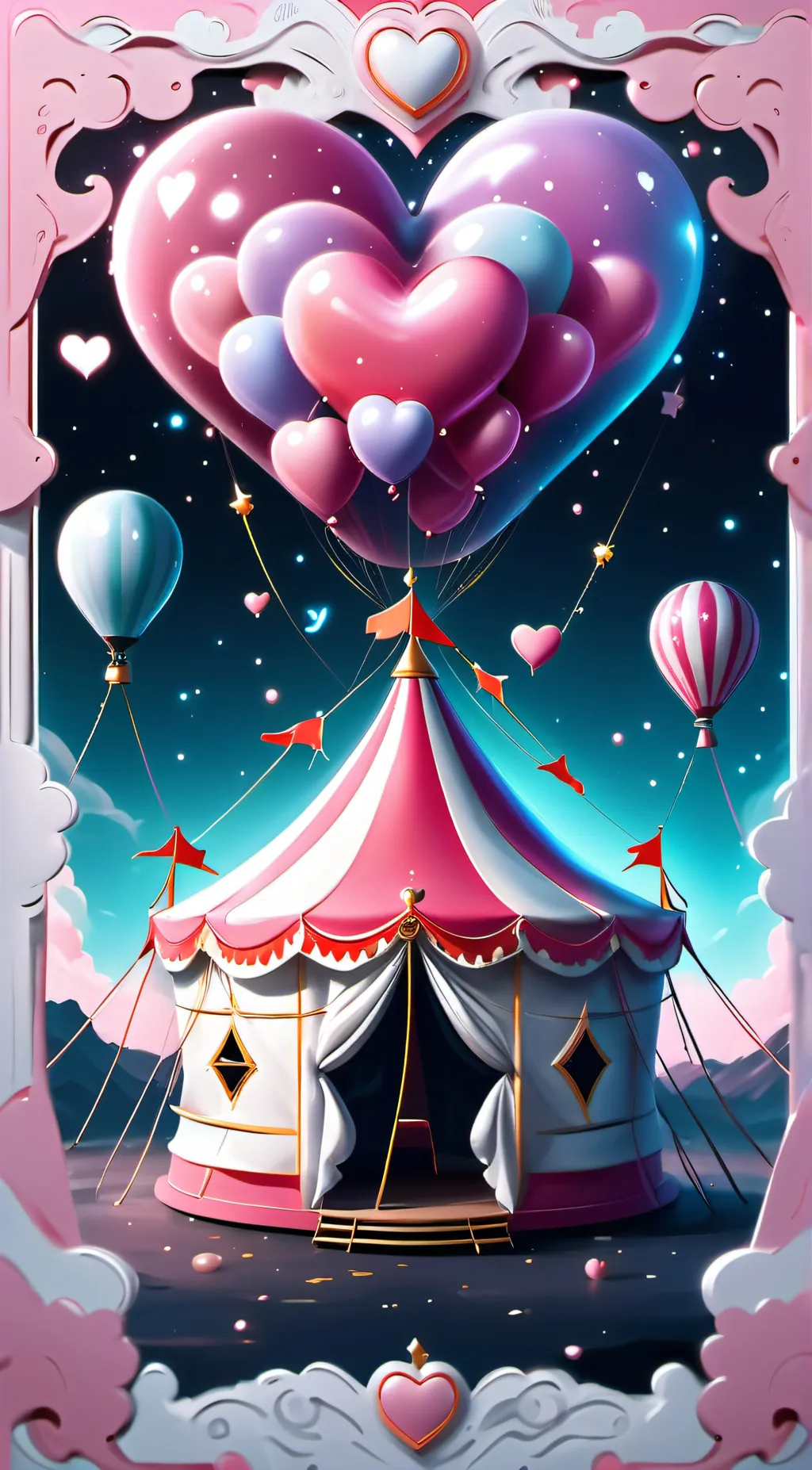 ai character: TADC but date 🌹 background
