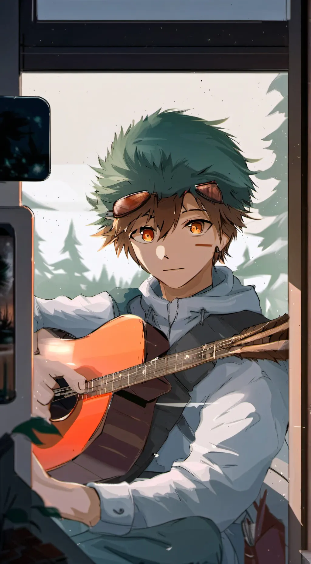 ai character: Leon background