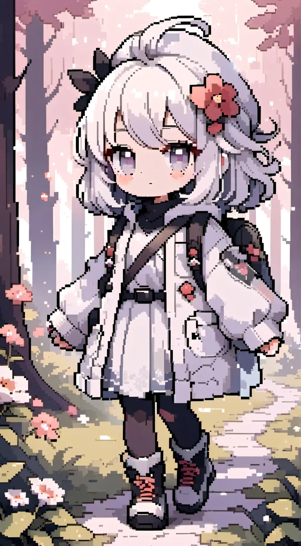 ai character: Rose background
