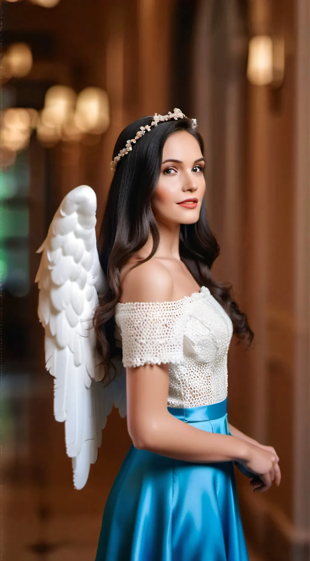 ai character: Angle  background