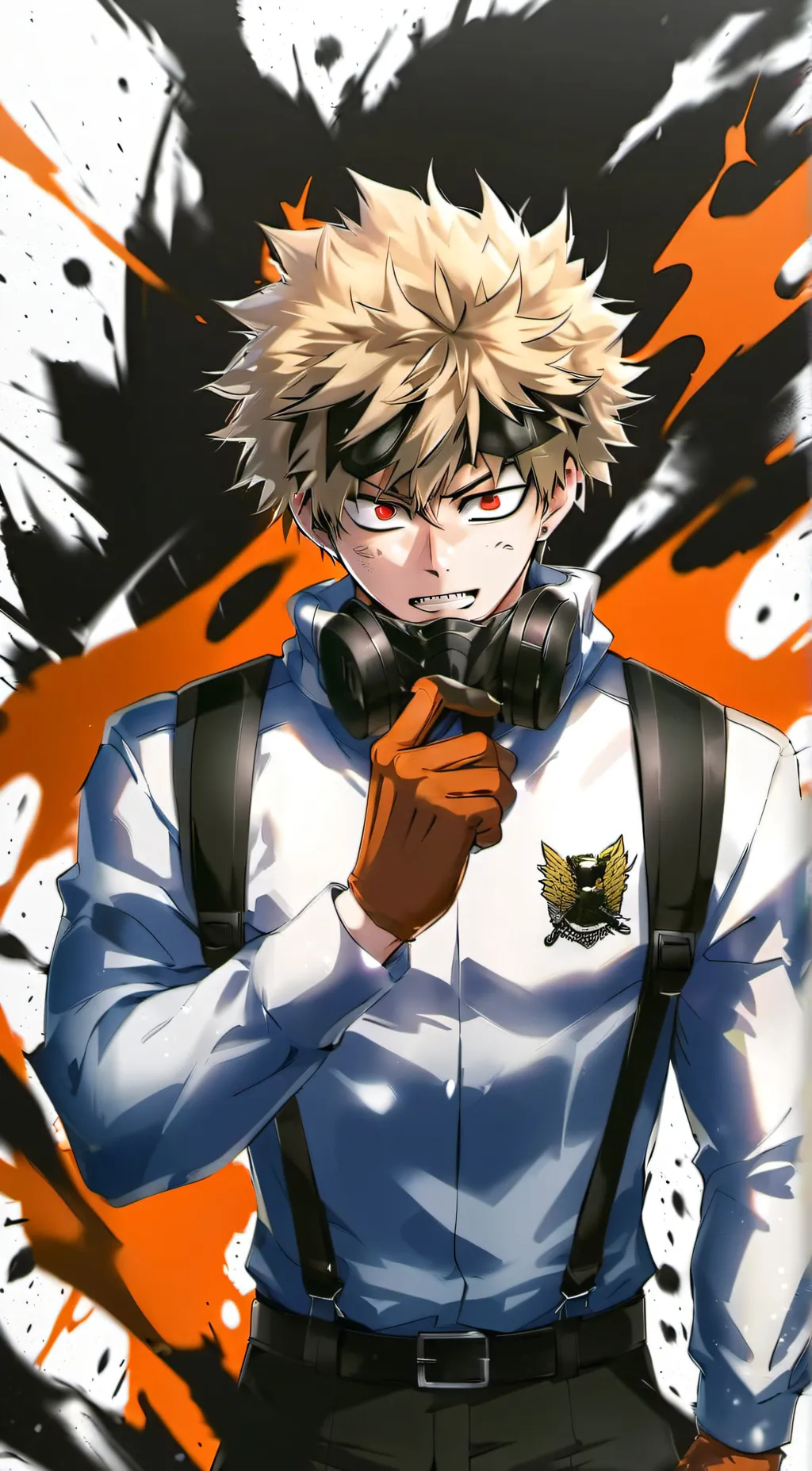 ai character: Bakugo background