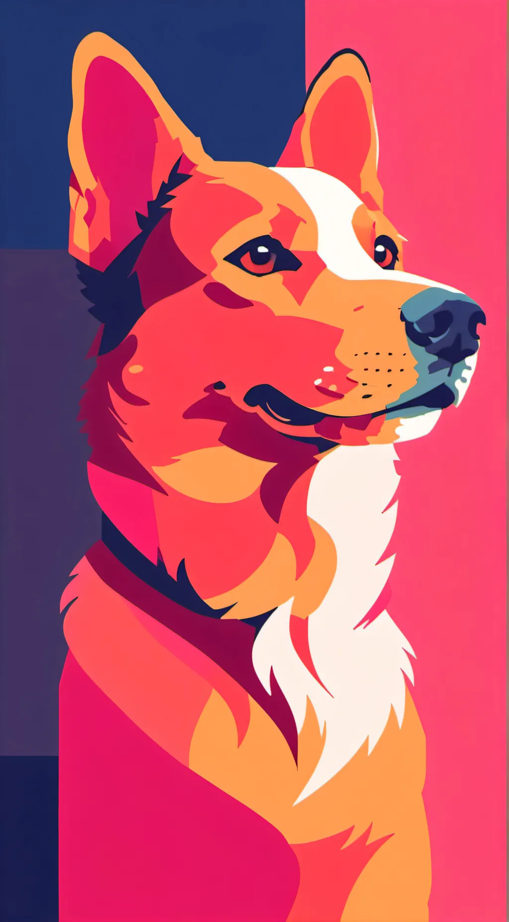 ai character: doggy background