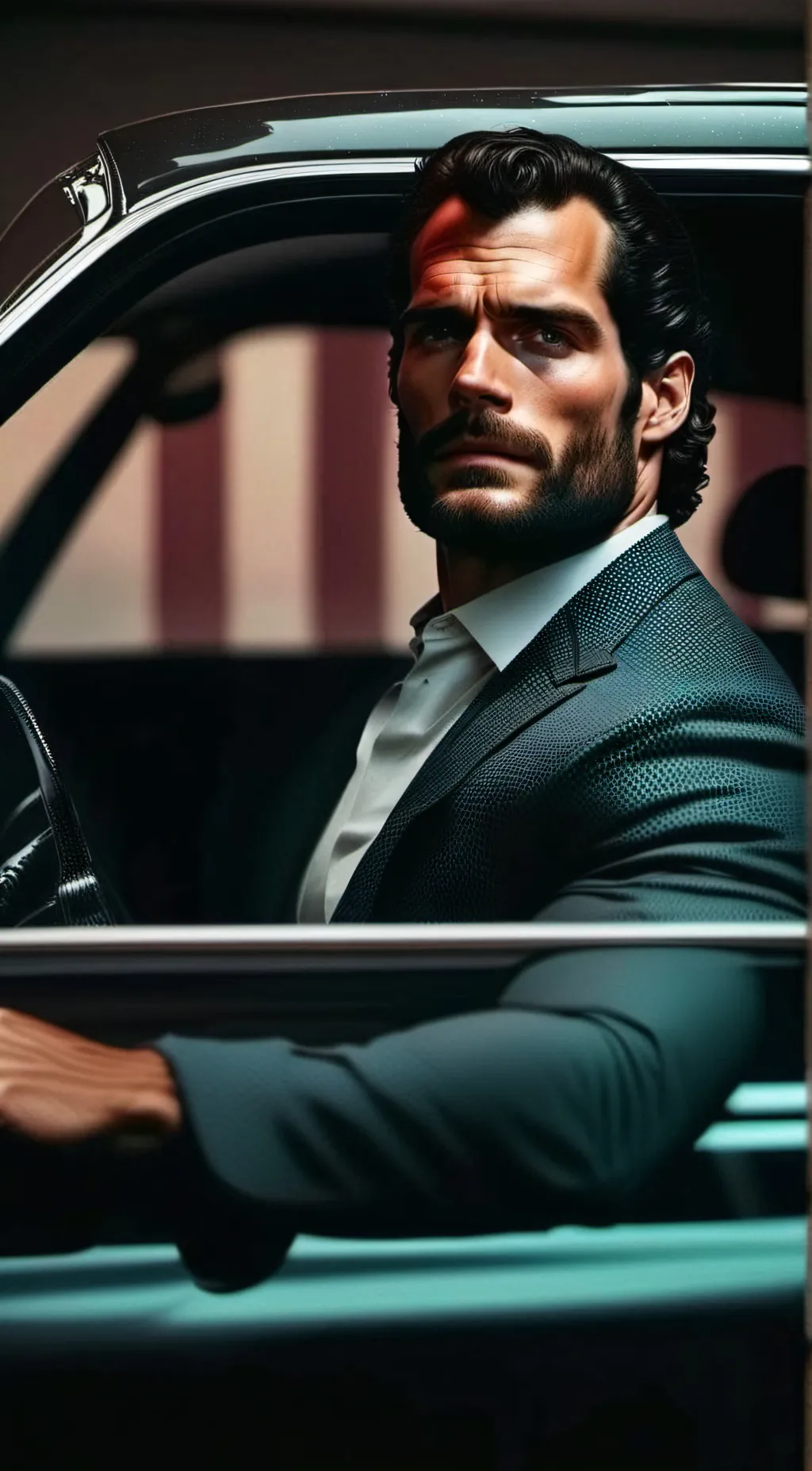 ai character: Henry Cavill background