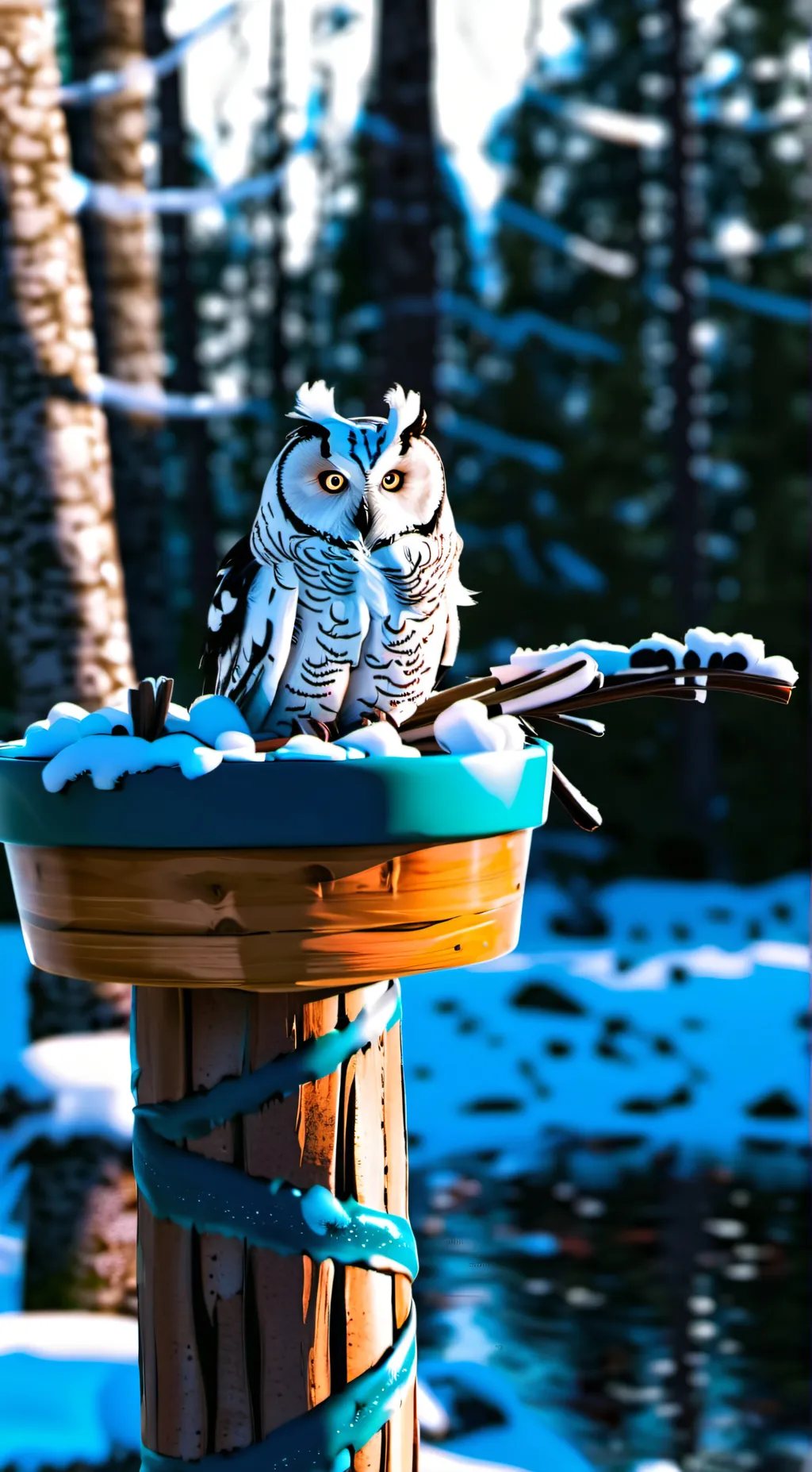 ai character: owl background