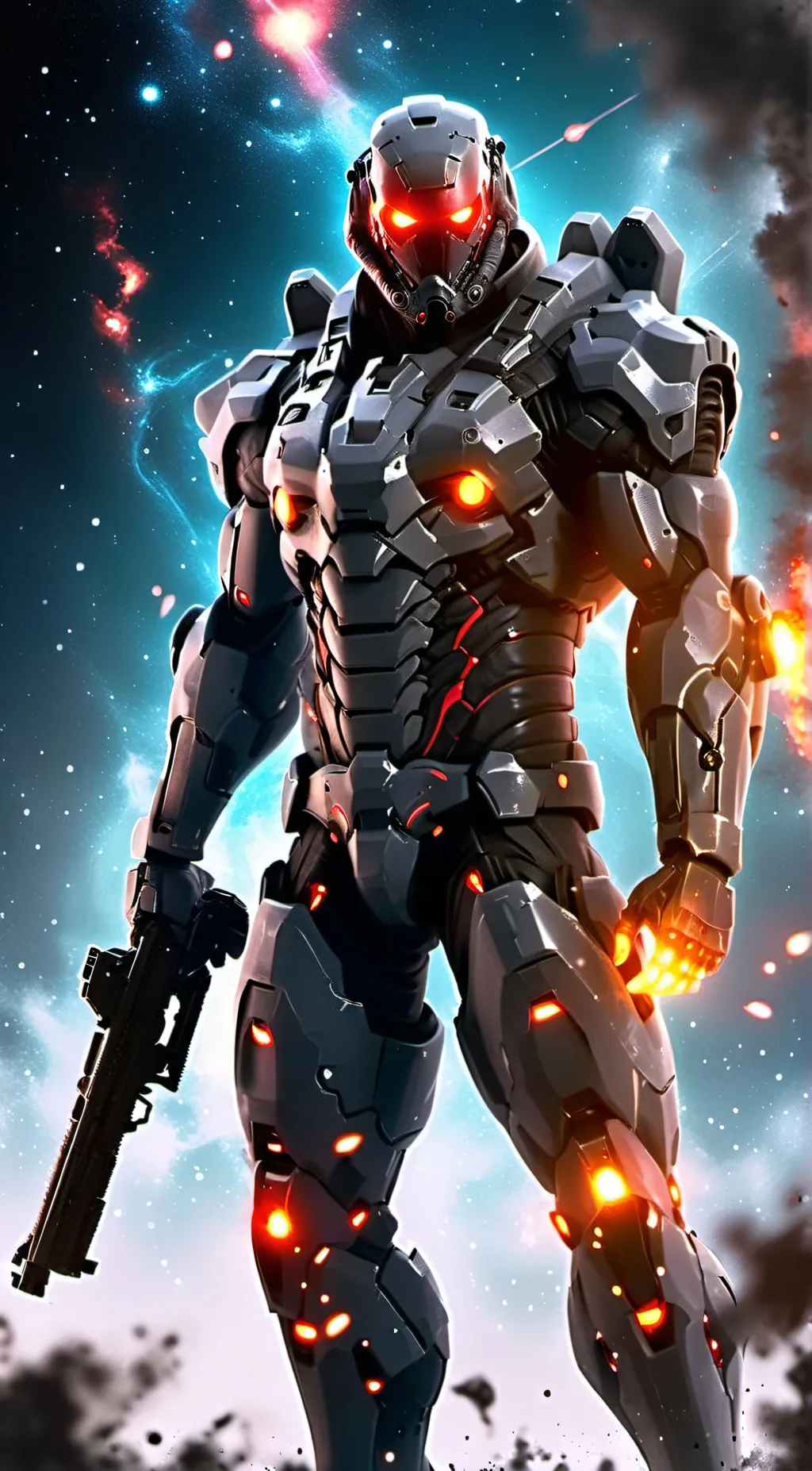 ai character: triborg  background