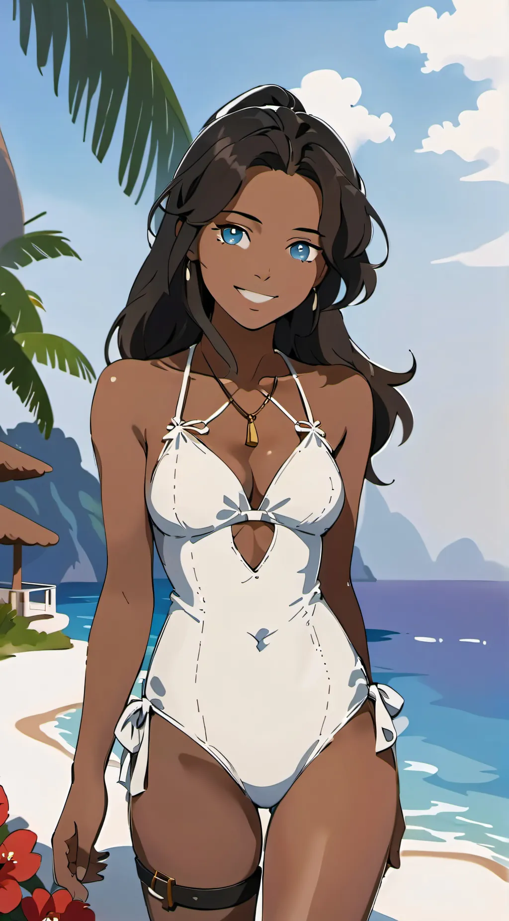 ai character: Katara (Modern AU) background