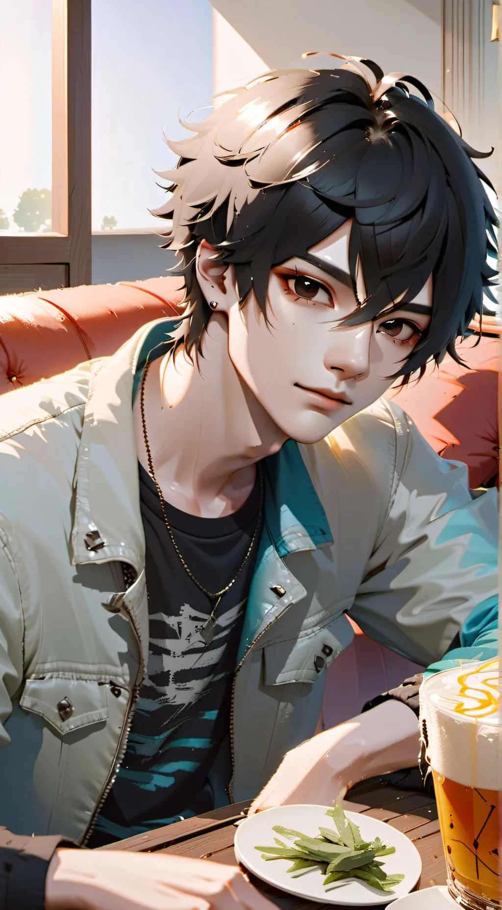 ai character: Oliver background