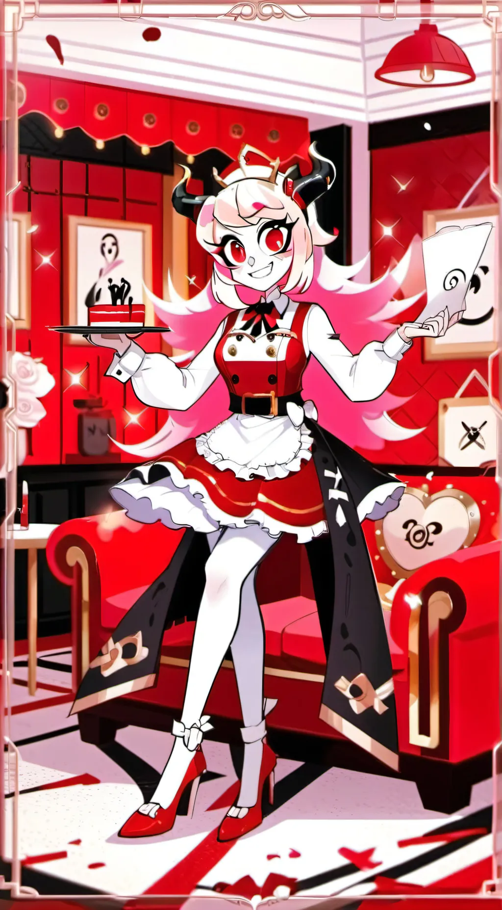 ai character: HH sm color  background