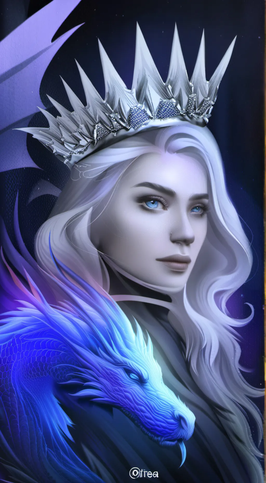 ai character: Dragon queen background