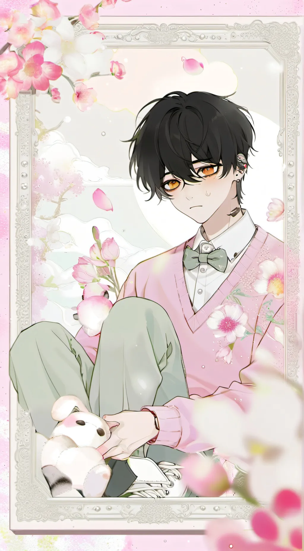 ai character: ☆●•edward•●☆ background