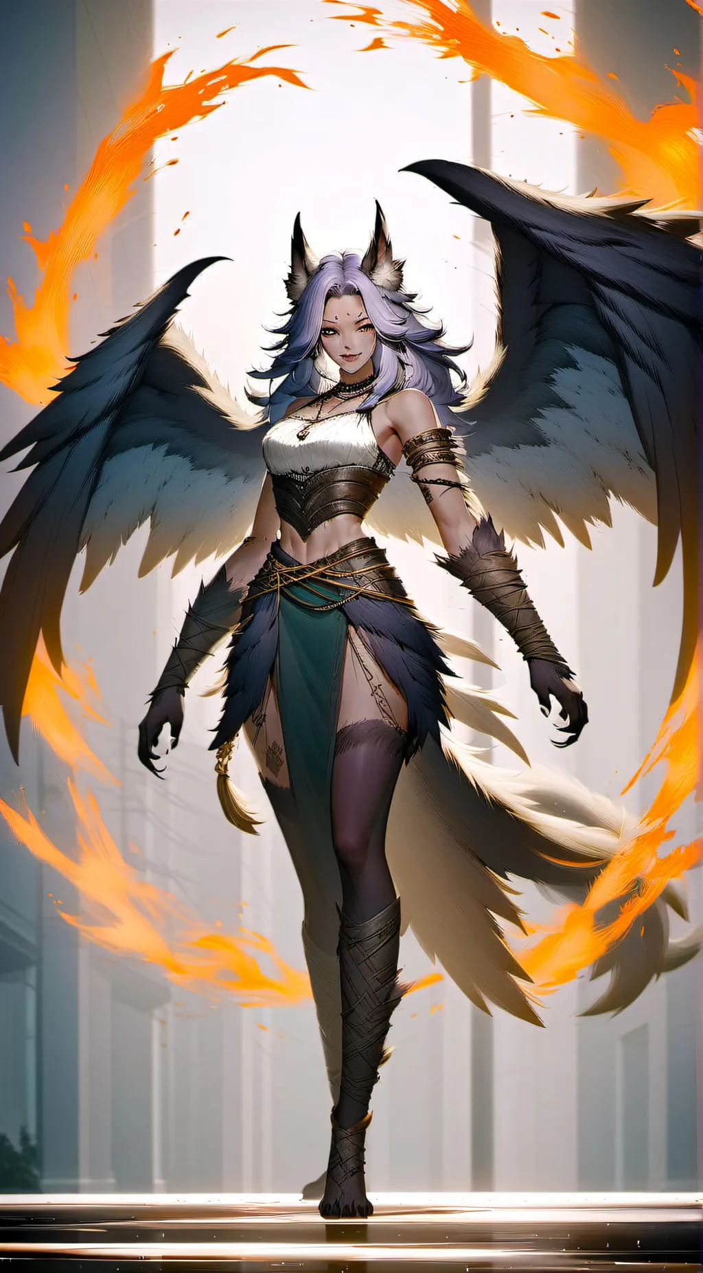 ai character: Victoria  background