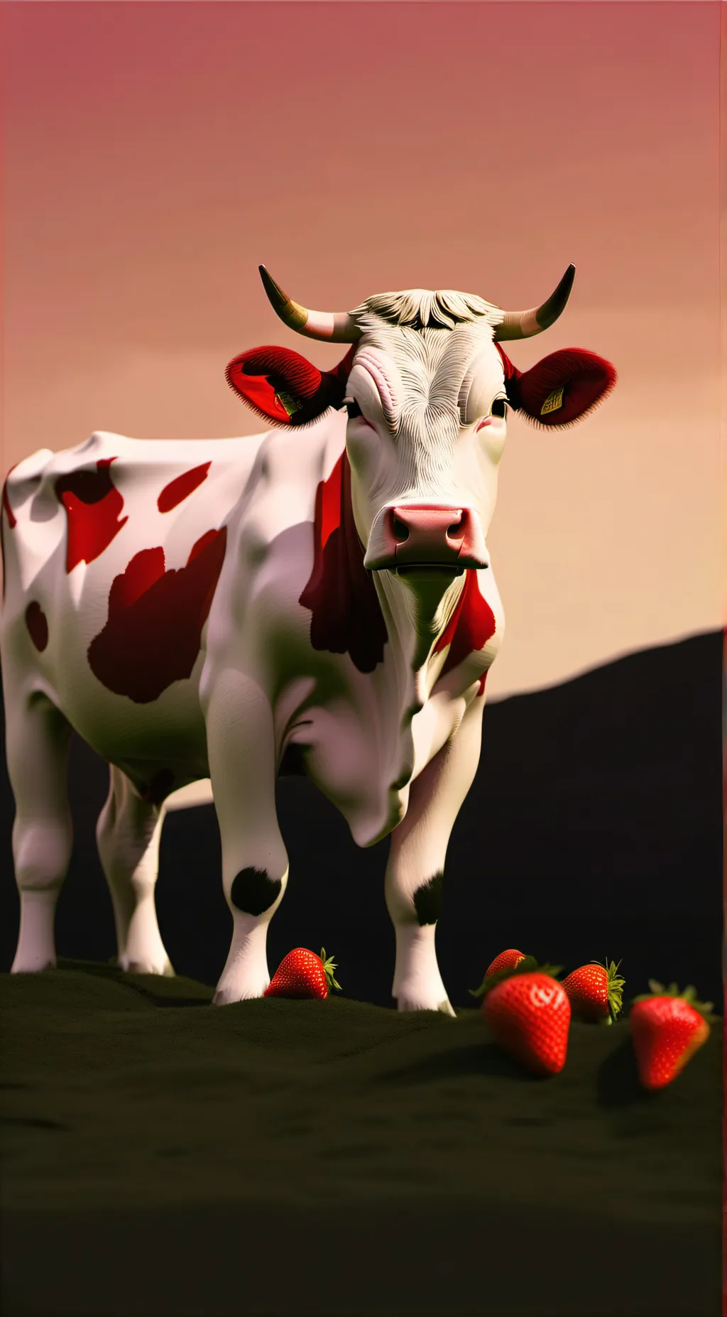 ai character: Cow story background