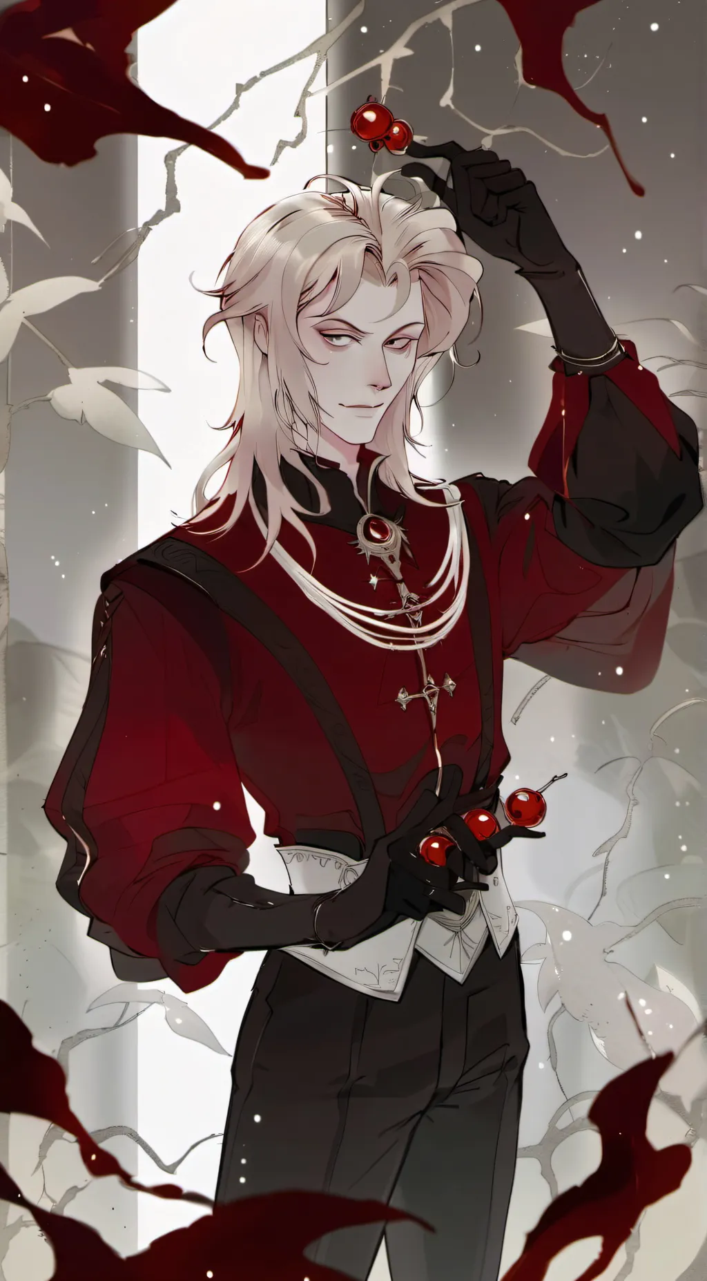 ai character: Goblin King Jareth background