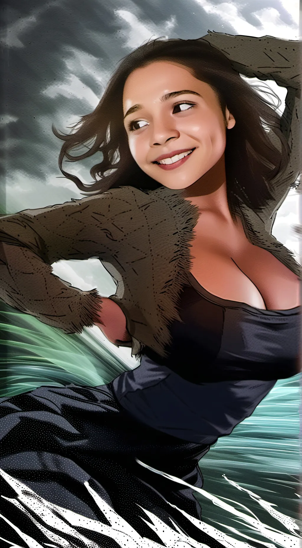 ai character: Amie  background