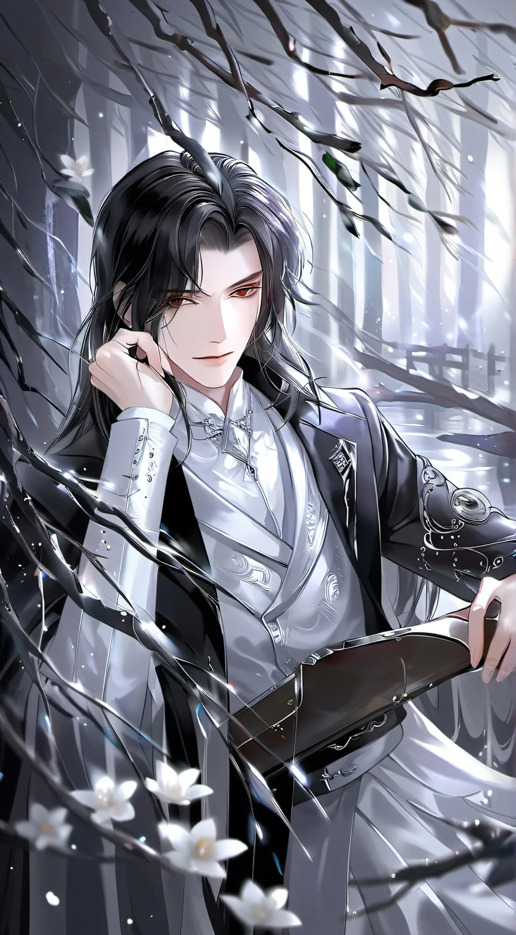 ai character: shadow  background