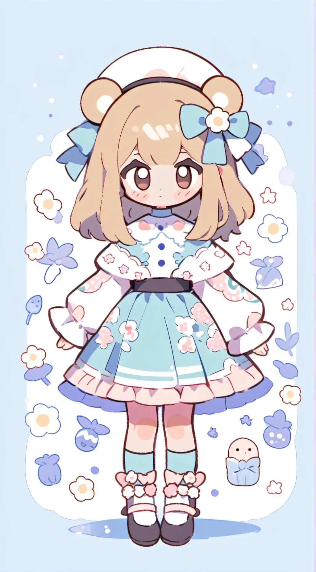 ai character: Em background