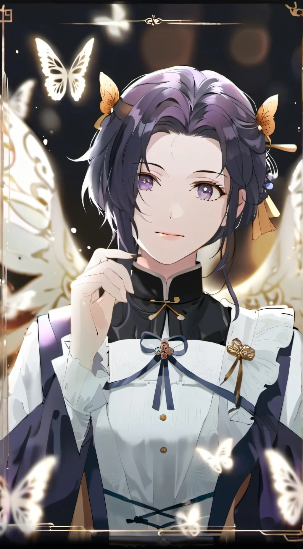 ai character: Shinobu Kocho  background