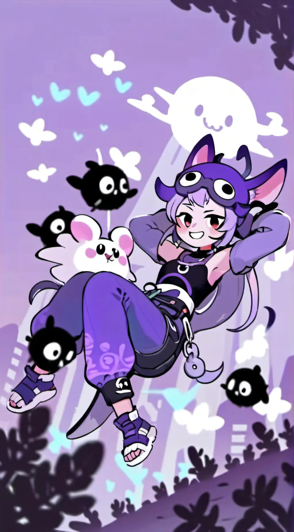 ai character: CatNap background