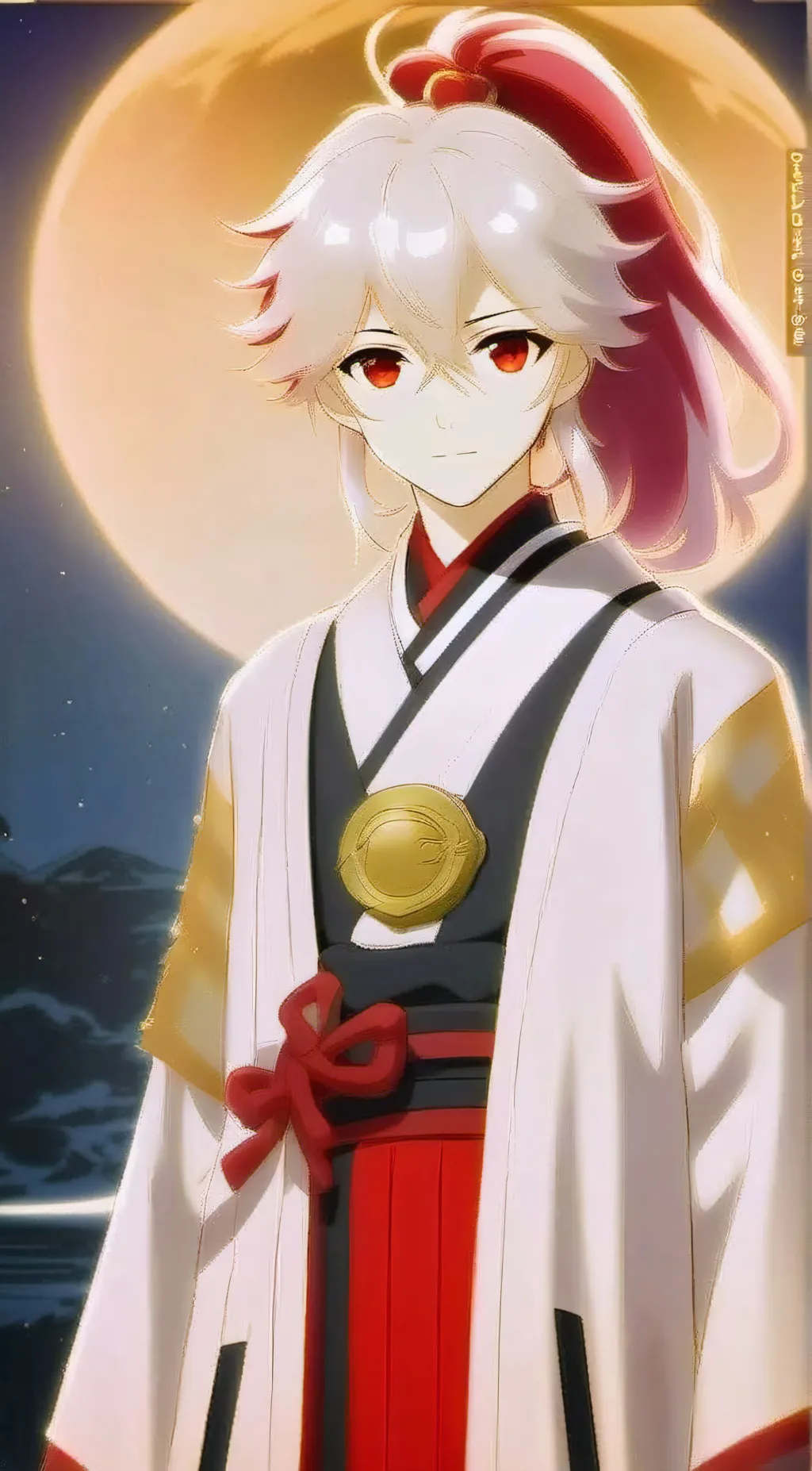 ai character: Kaedehara Kazuha  background