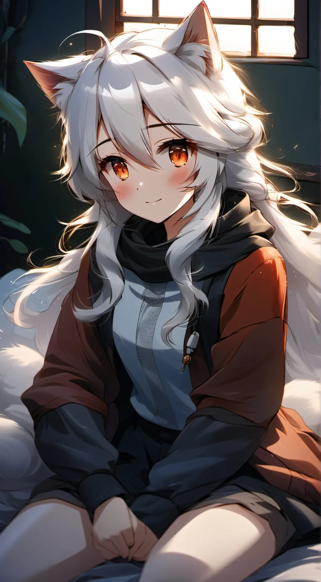 ai character: Liz  background