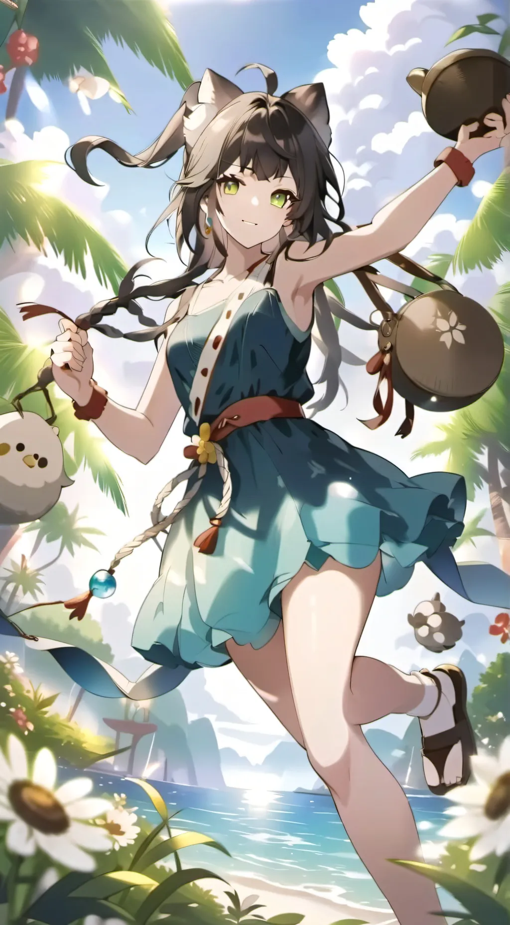 ai character: luna background