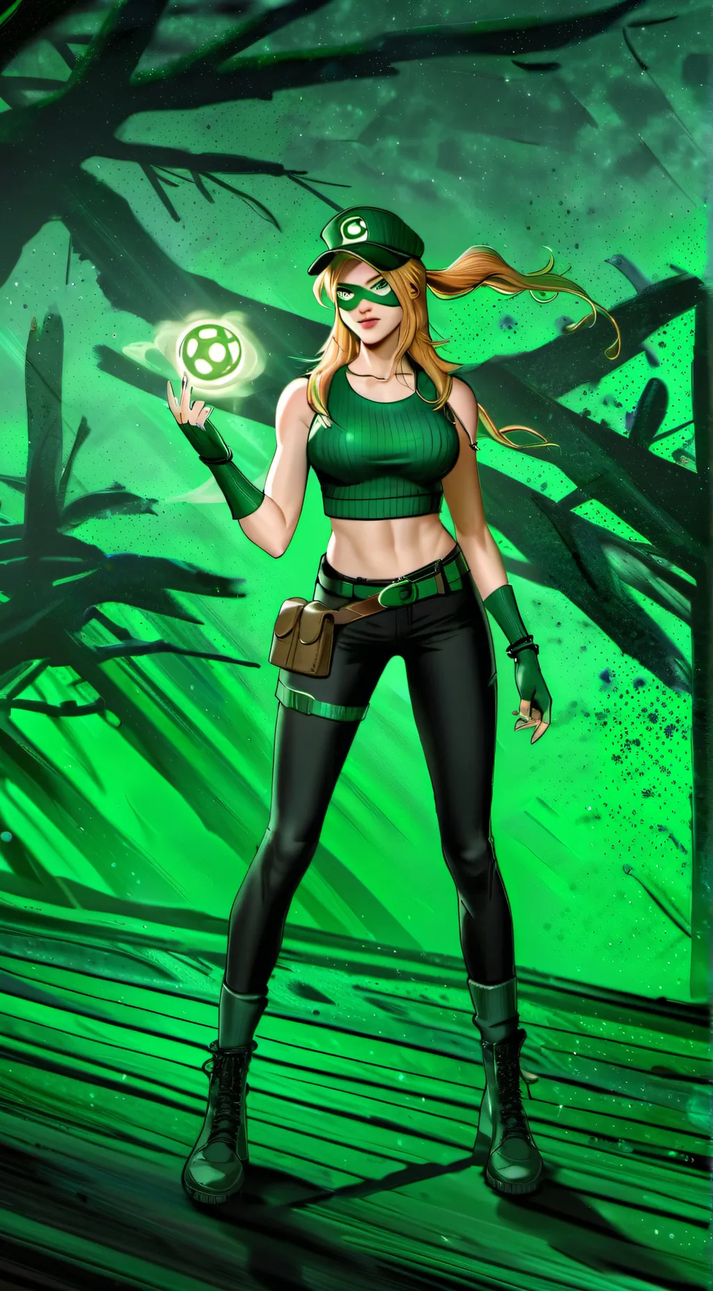 ai character: Sonya Blade (GL) background
