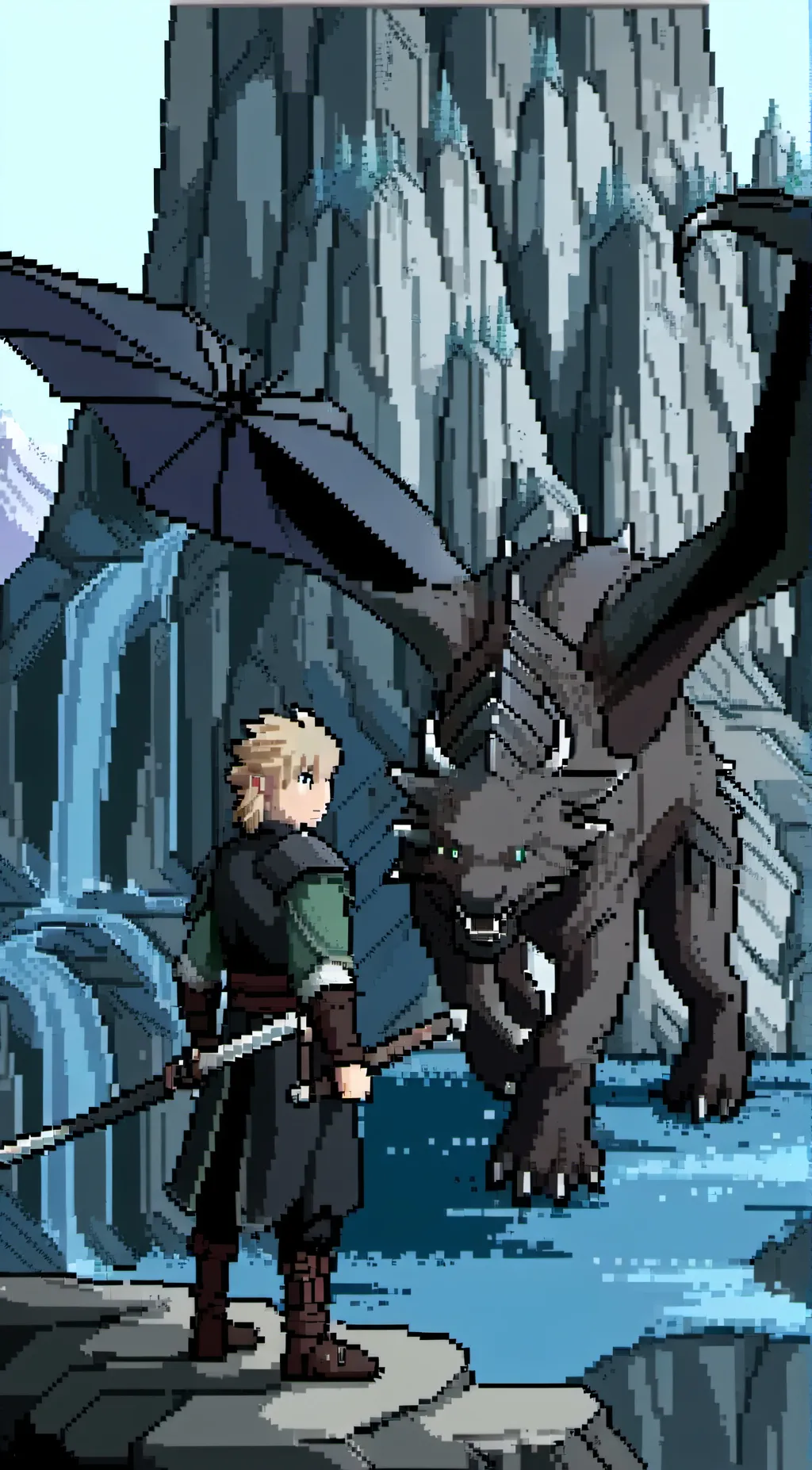 ai character: Httyd Hidden World background