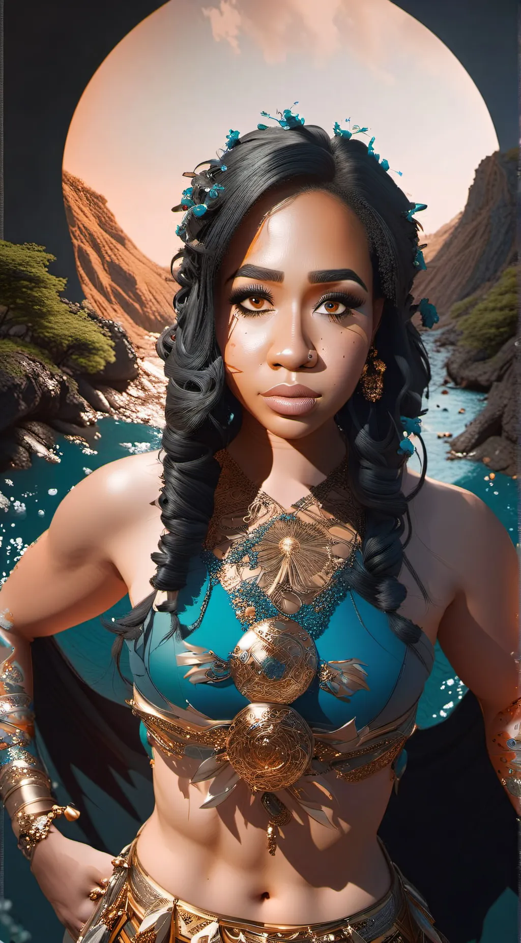 ai character: dina background