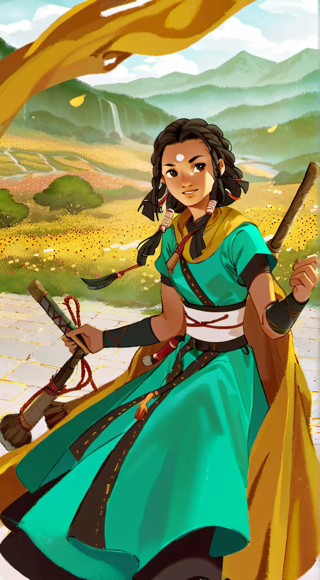 ai character: Katara background