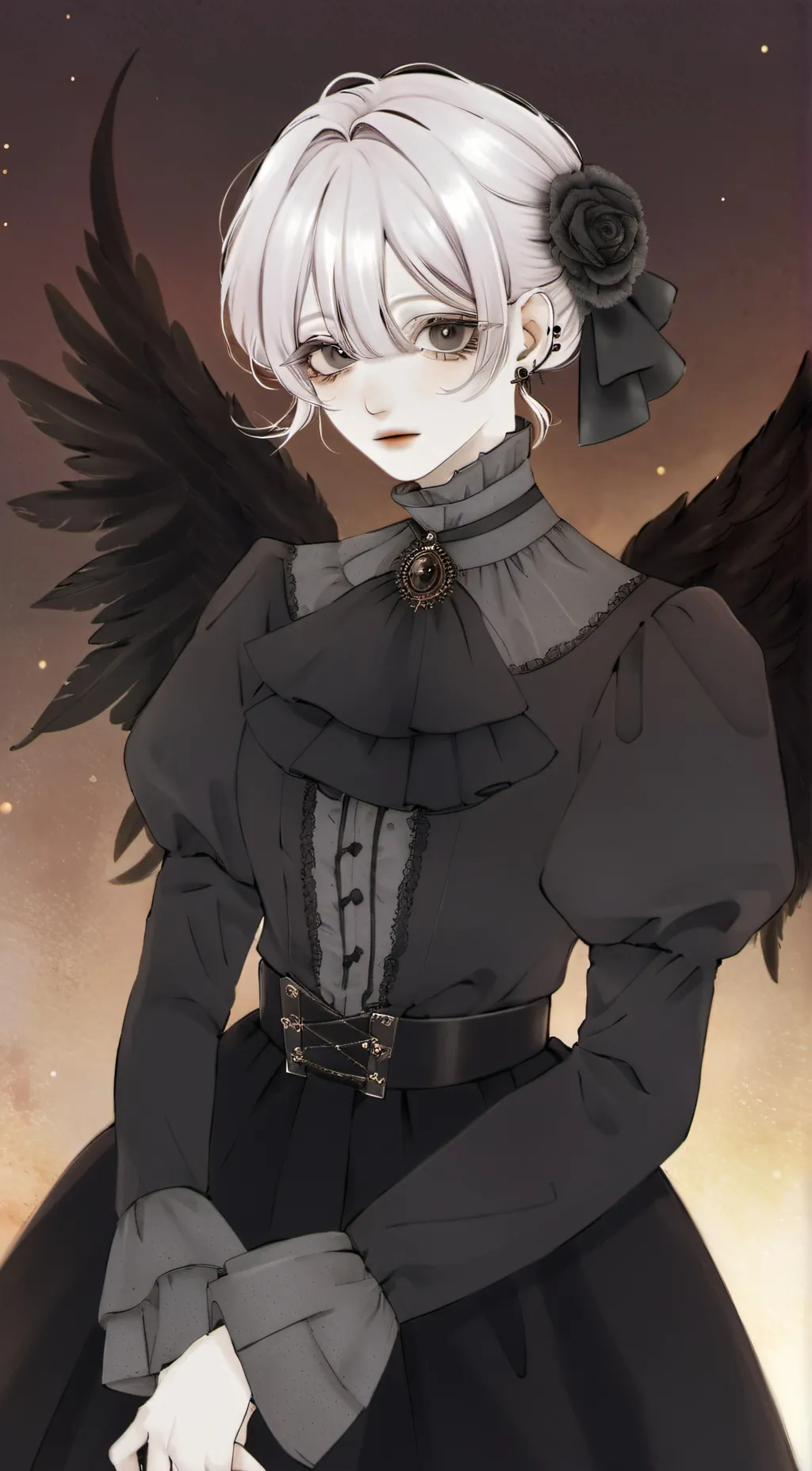 ai character: 🌹 R o s i e 🌹  background