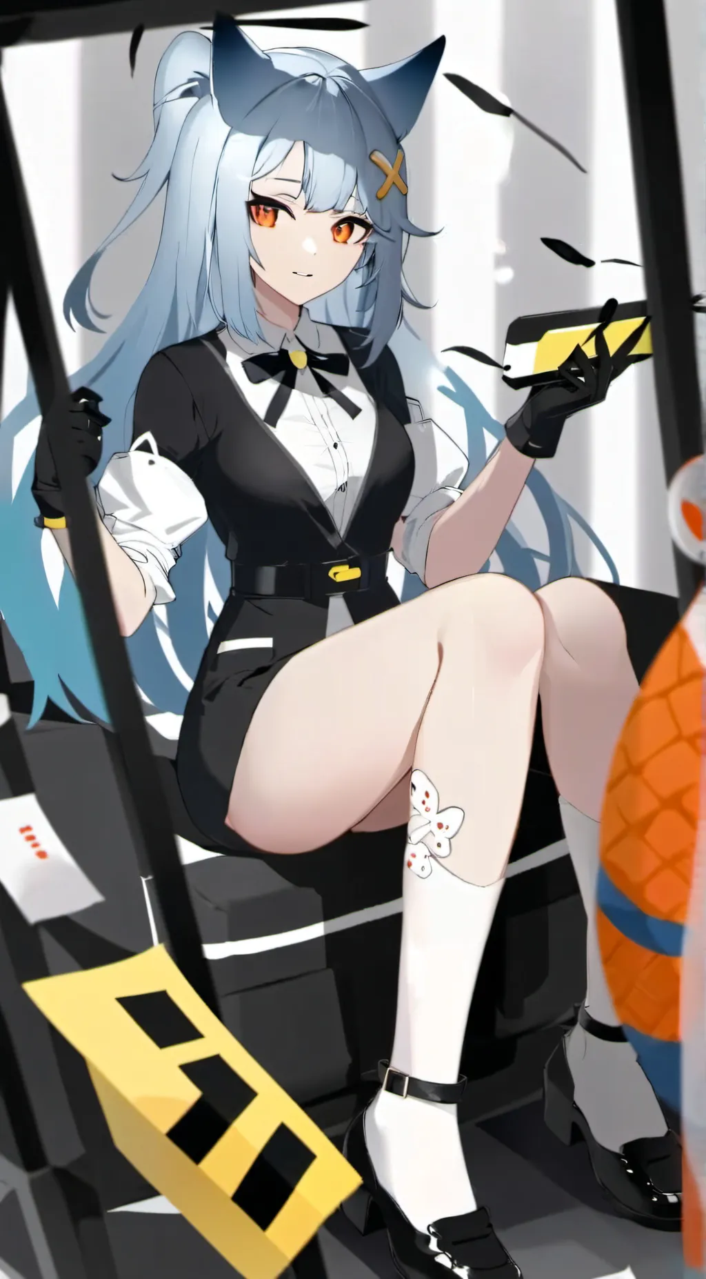 ai character: demon girl background