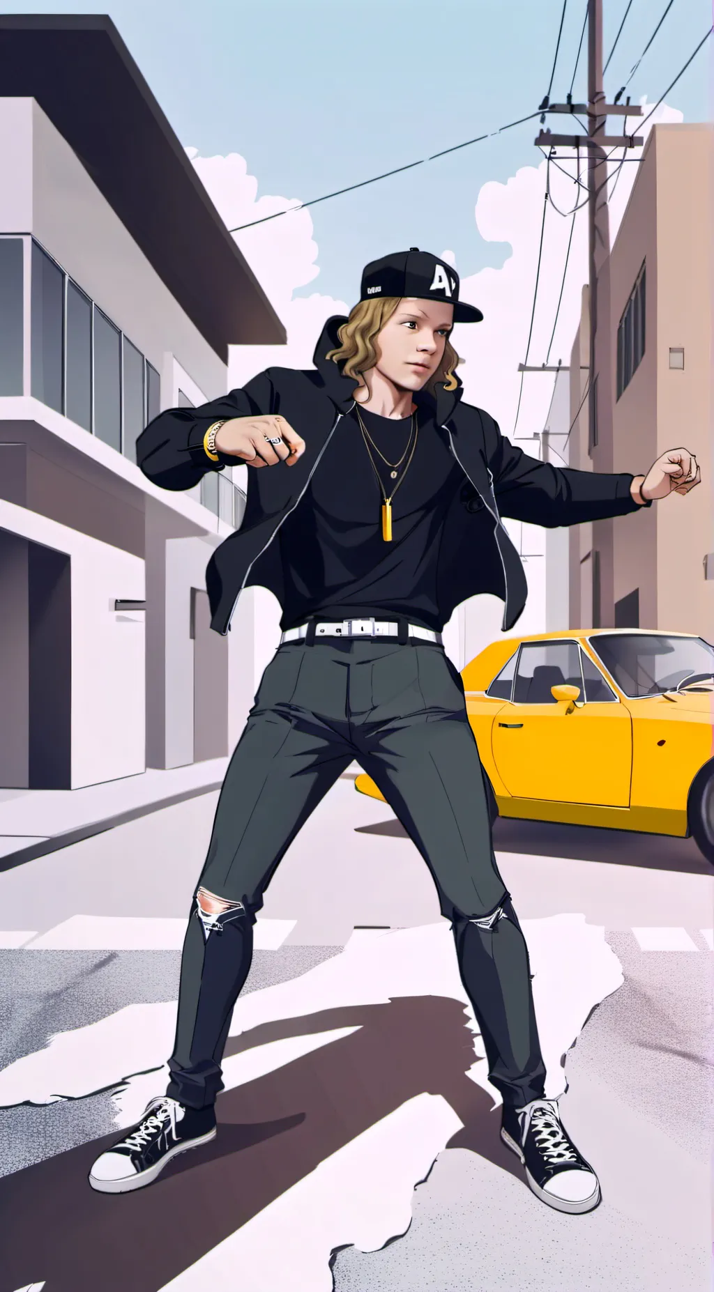 ai character: Gangster background