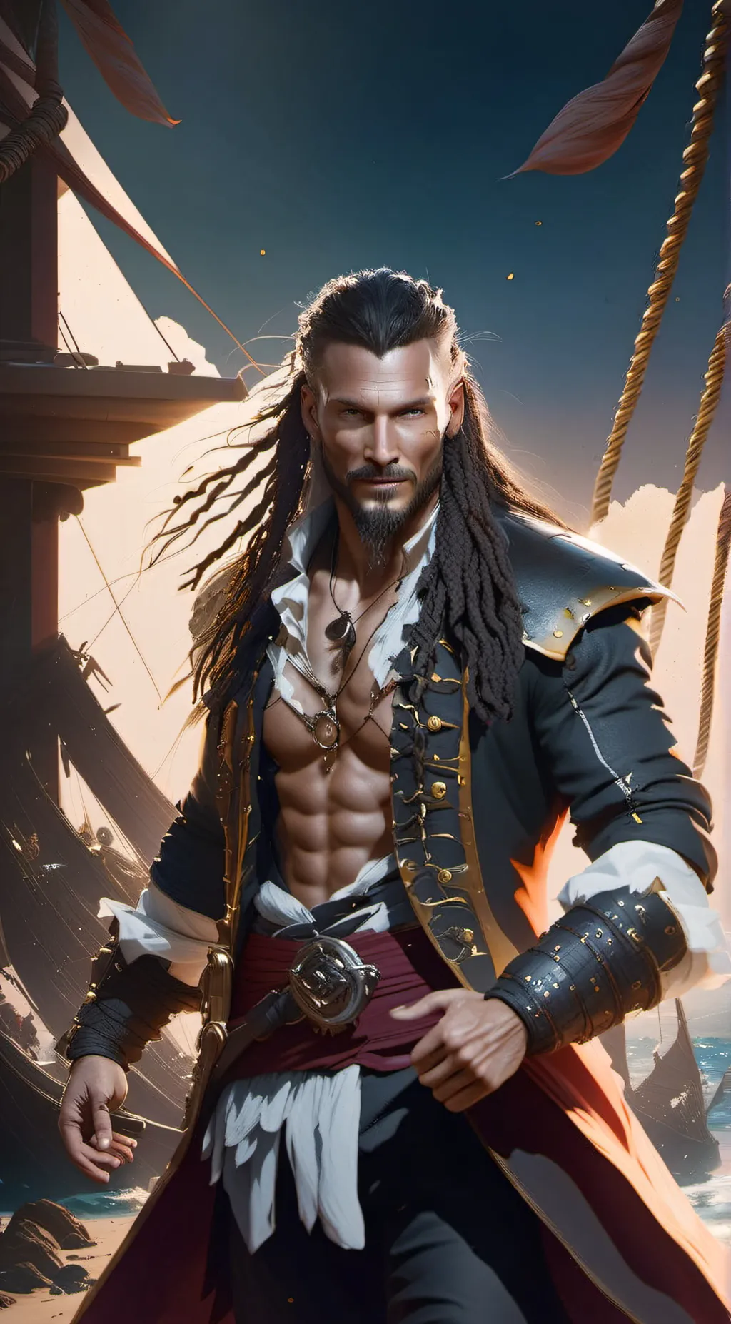 ai character: Captain Vane background