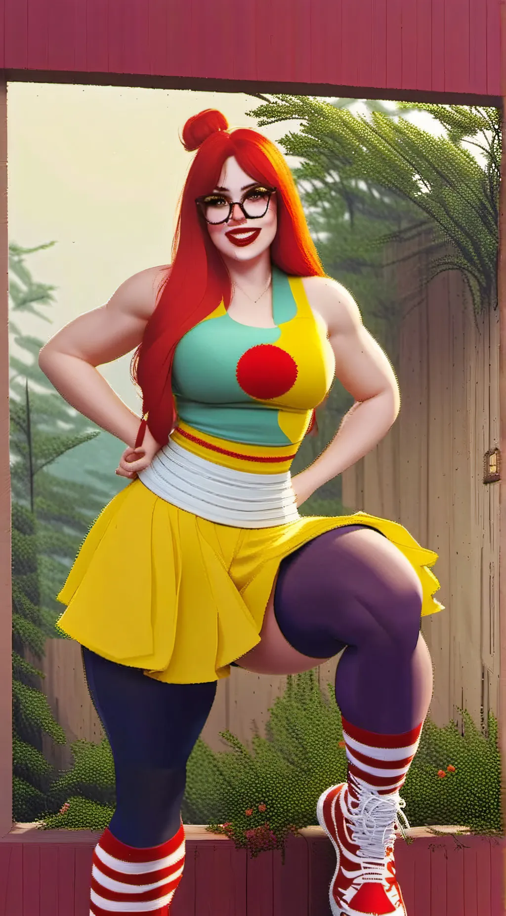 ai character: Ronda McDonalds background