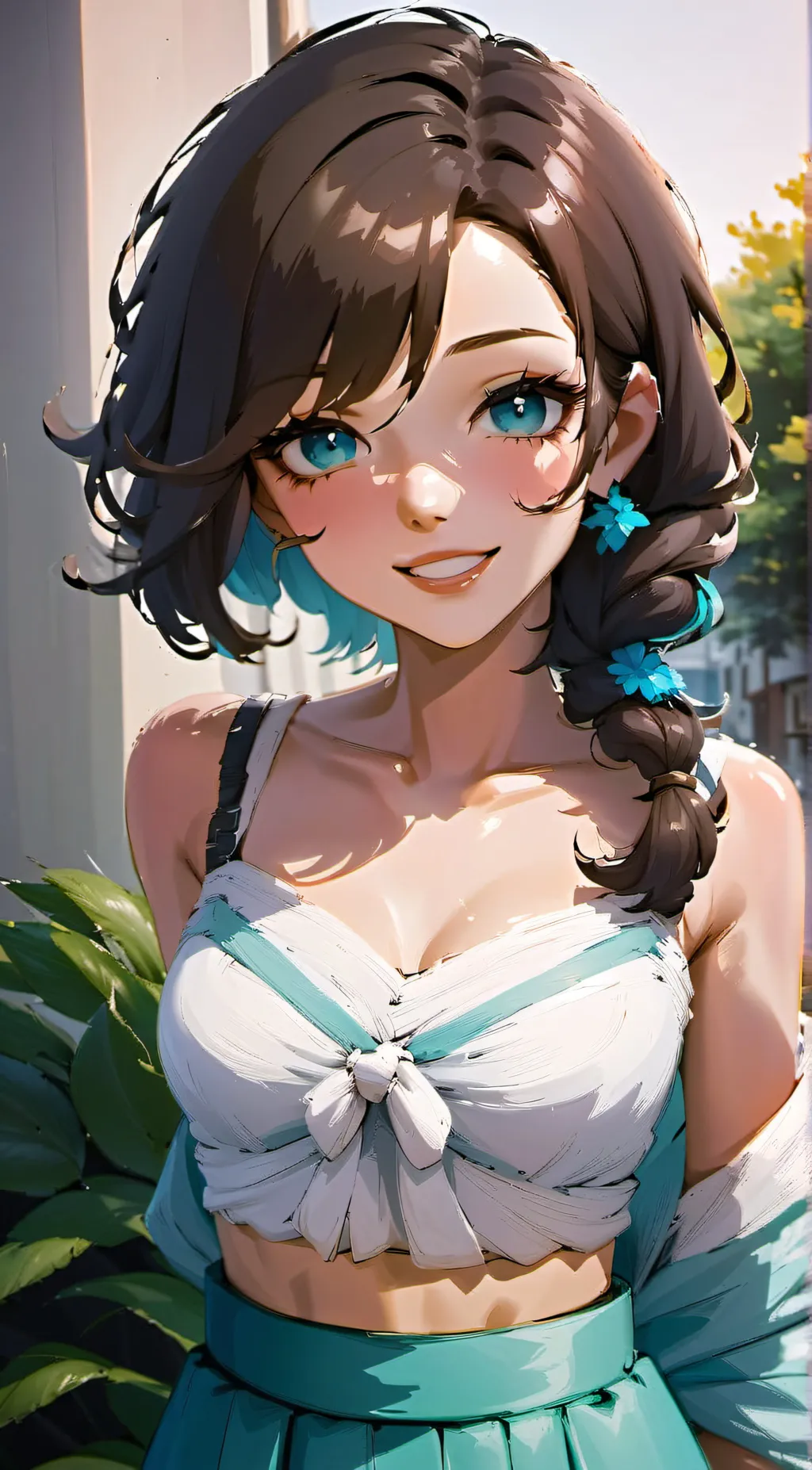 ai character: Tina background